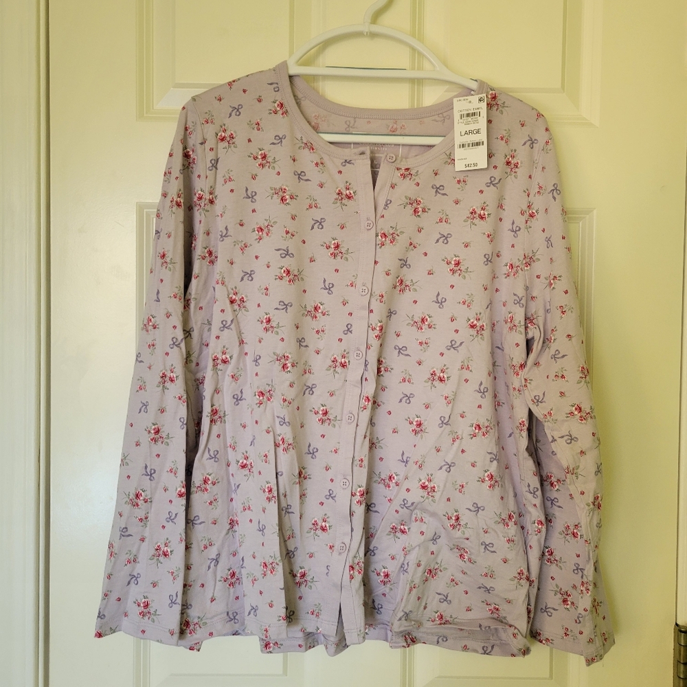 Floral Long Sleeve Pajama Set